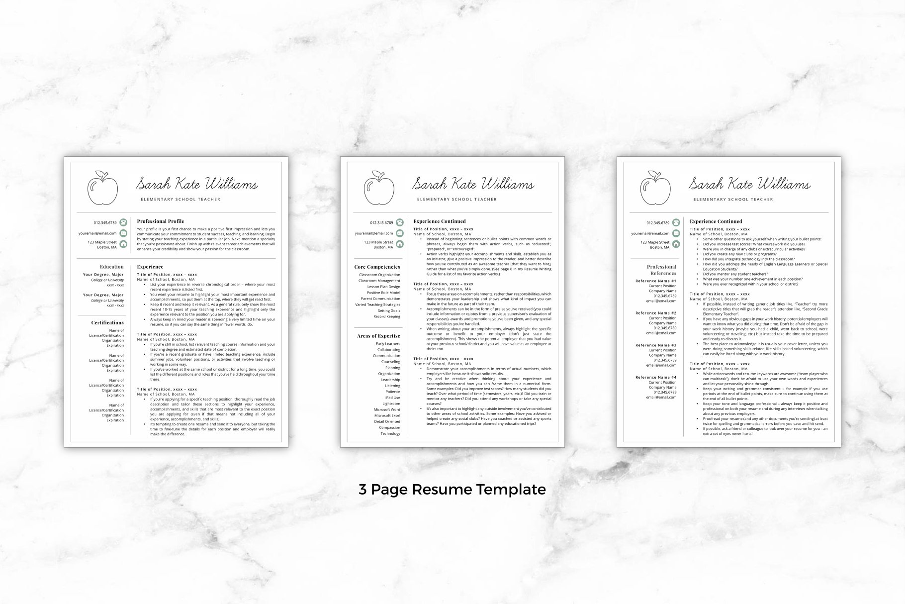 3 page template 967