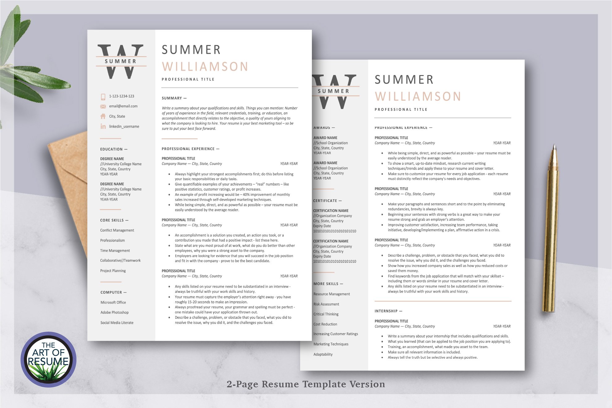 3 resume template design 223