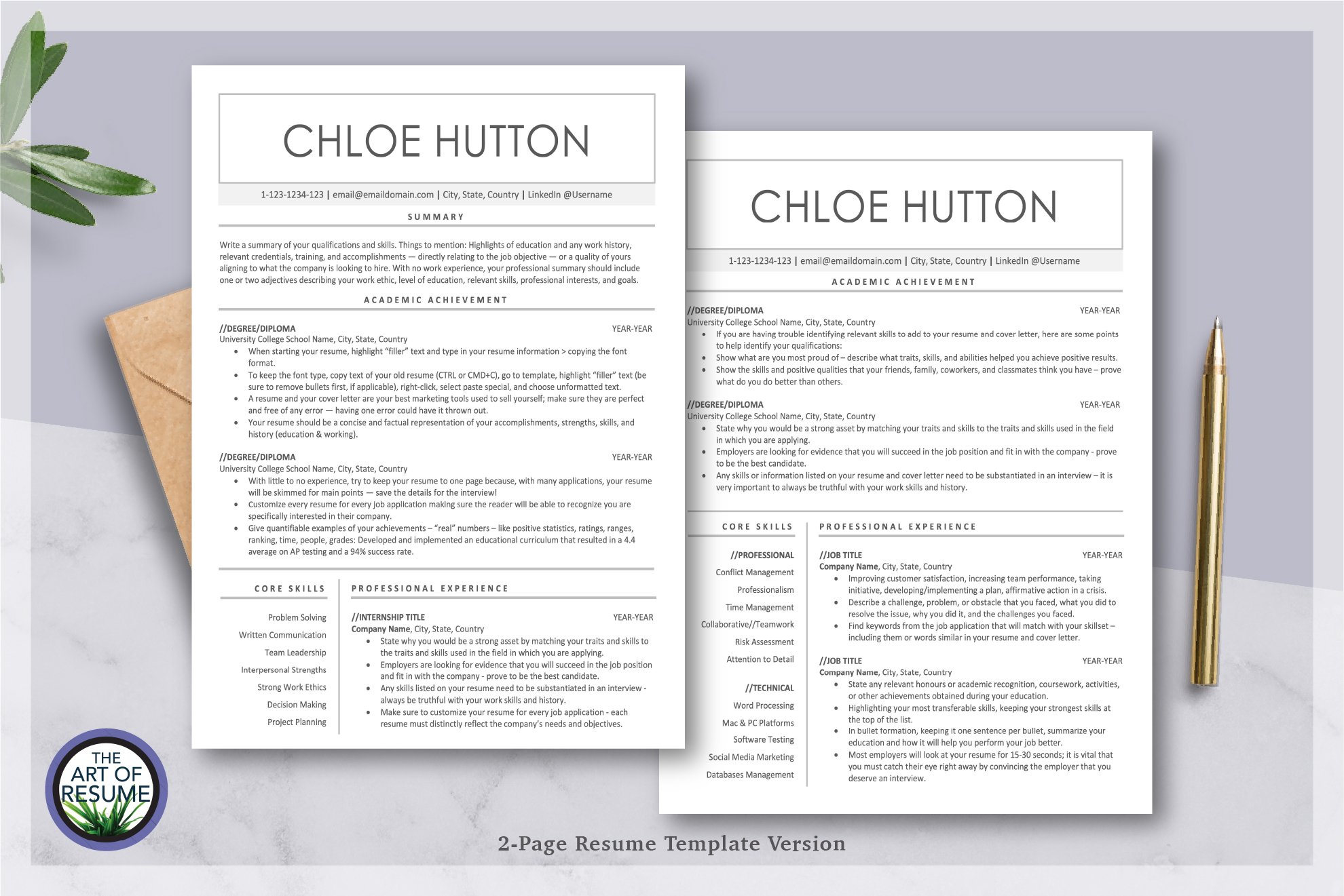 3 resume template design 424