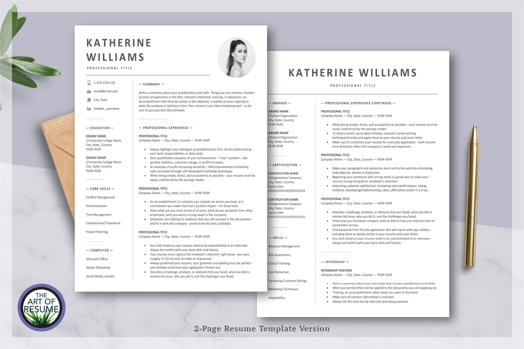 3 resume template design 869