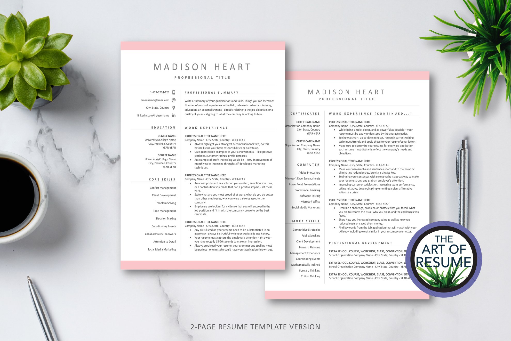 3 two resume template 992