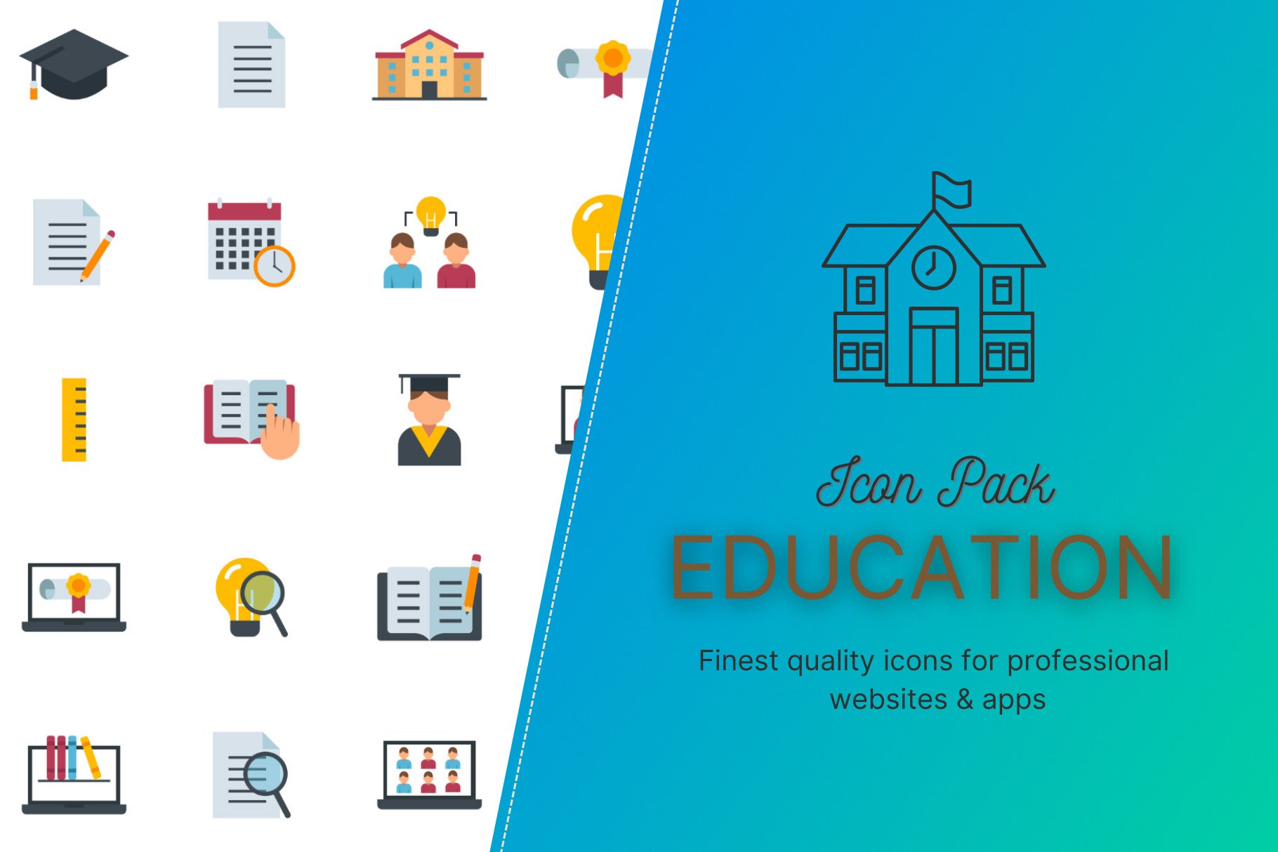 Great Education Icon Pack cover image.