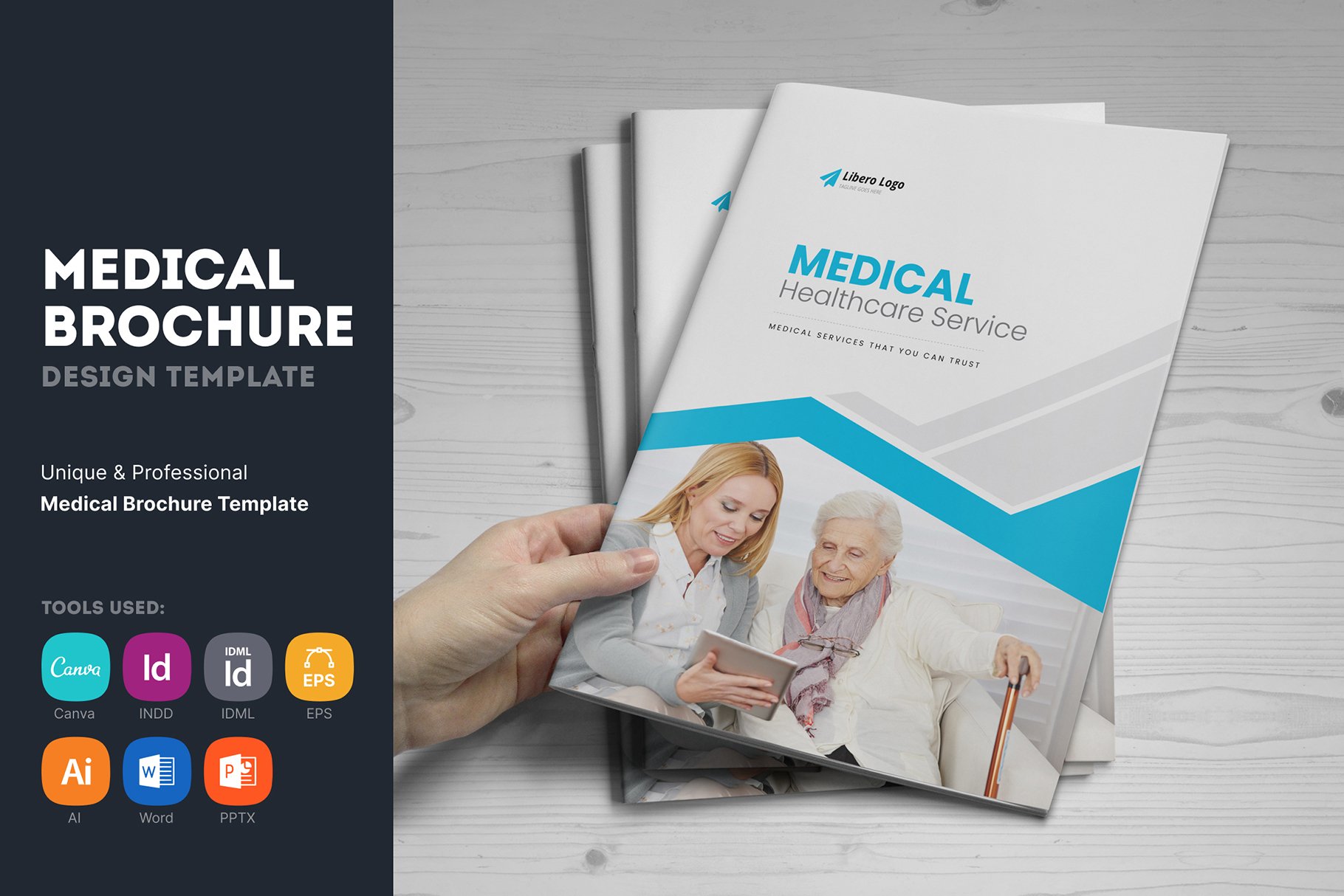 Medical HealthCare Brochure v6 cover image.