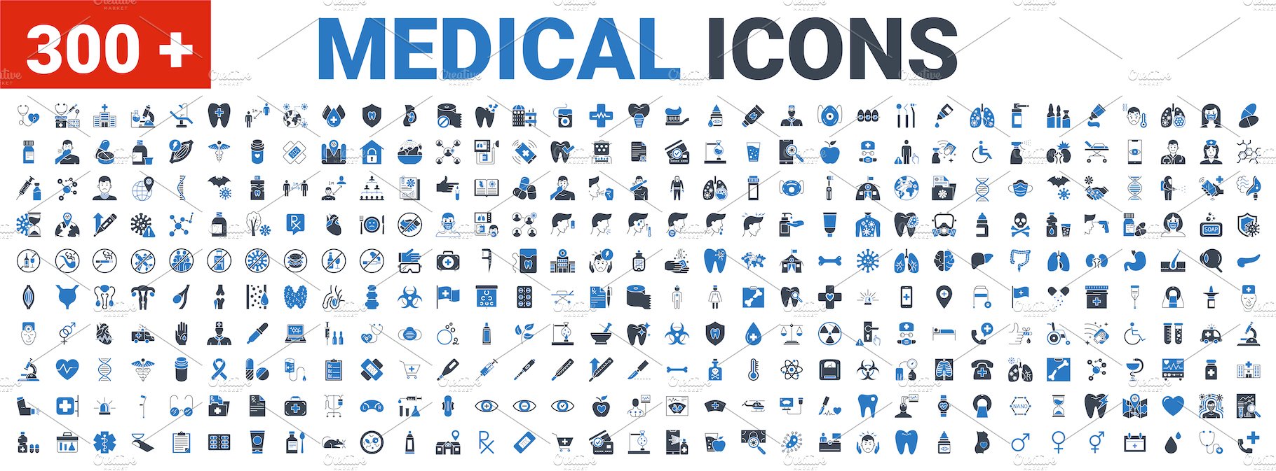 Medical Vector Icons Set cover image.