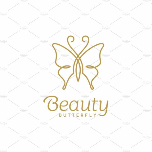 Butterfly Logo Beauty Luxury Elegant cover image.