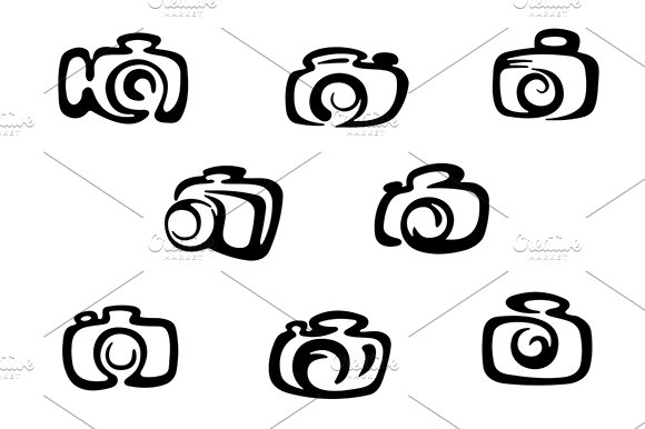 Camera icons cover image.
