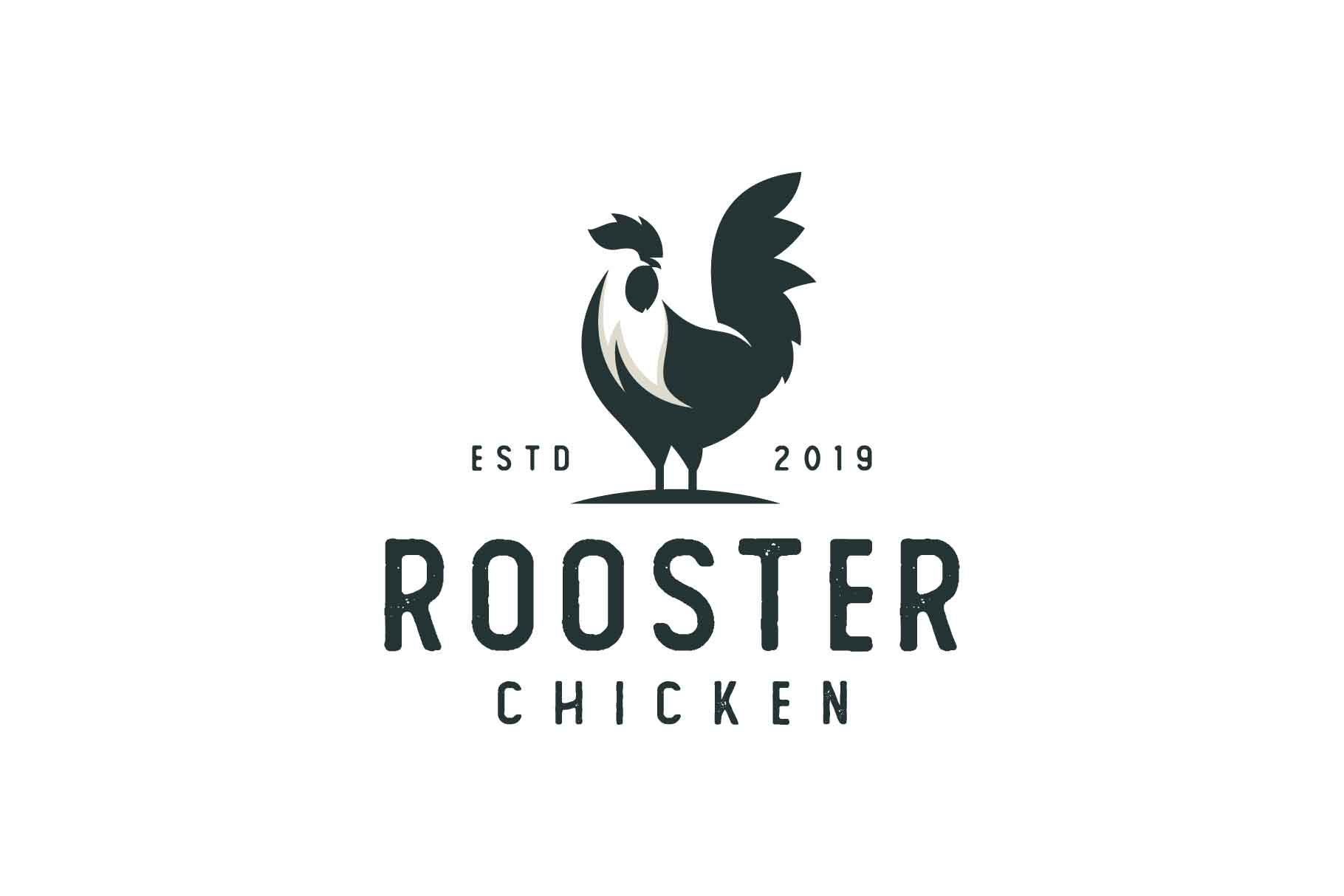 Rooster logo emblem cover image.