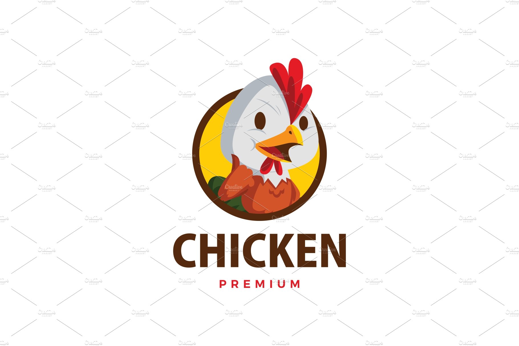 chicken thumb up mascot character cover image.