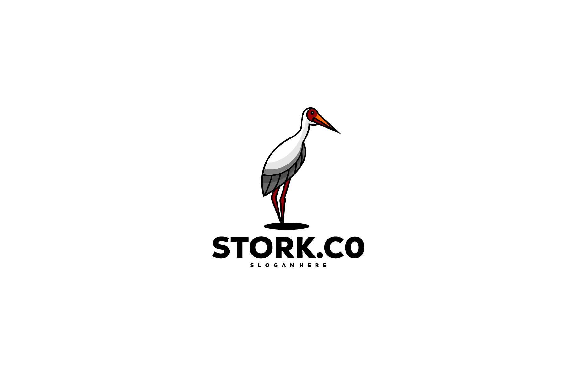 pelican design logo mascot illustrat cover image.