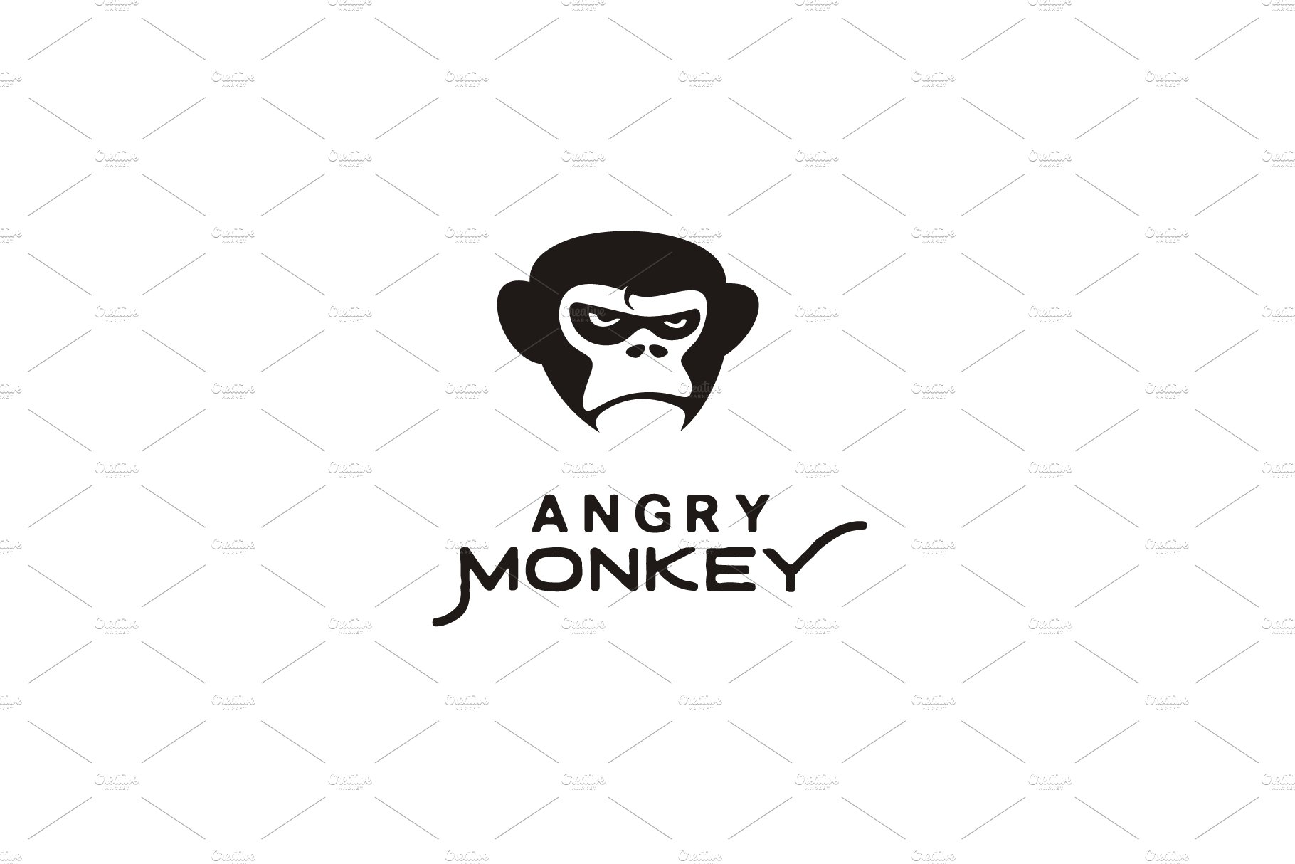 Angry Gorilla Monkey Logo illustrate cover image.