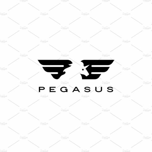 pegasus unicorn horse wing logo cover image.