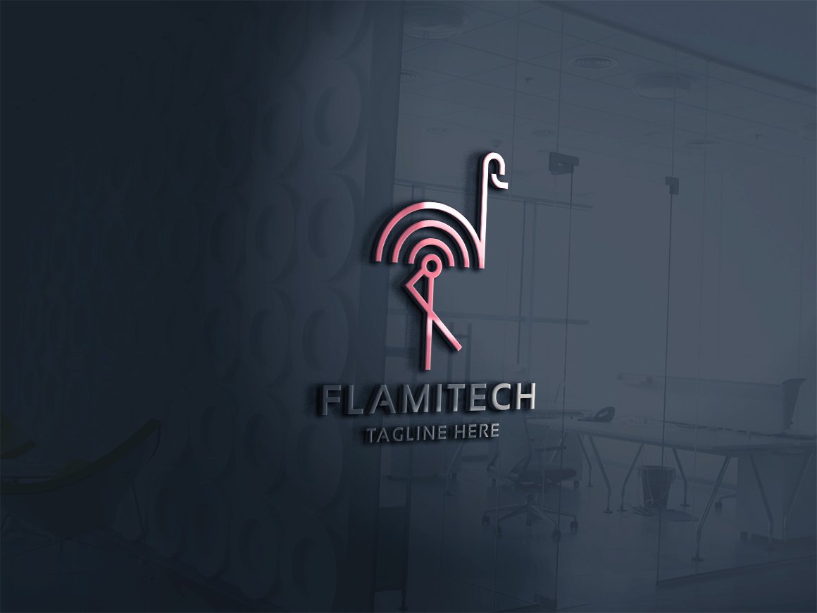 Flamingo Tech Logo preview image.