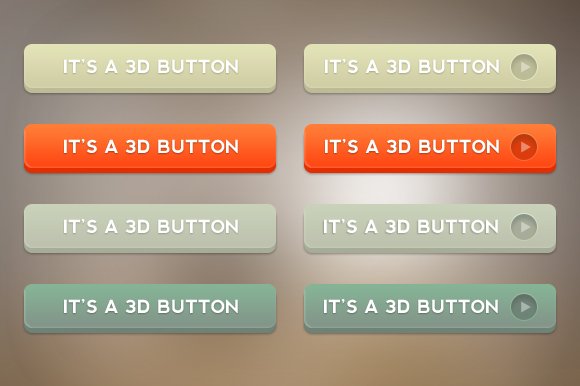 3D Buttons Set cover image.