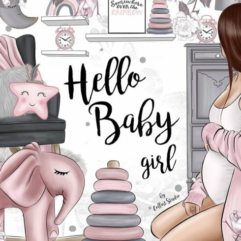 Baby Clip Art Set, New Baby cover image.