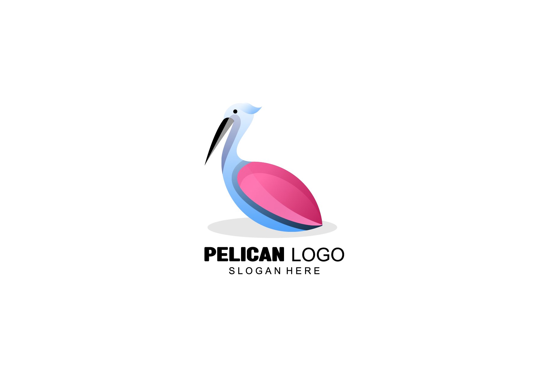 illustration art pelican design icon cover image.