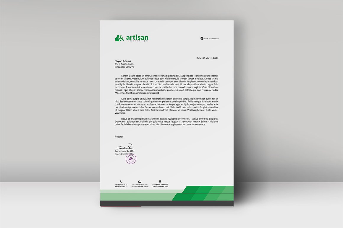 Letterhead Template