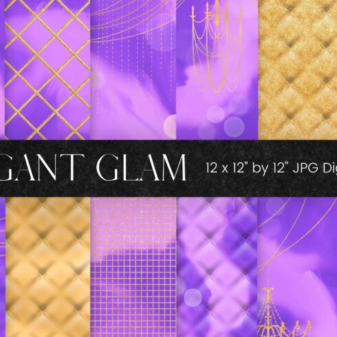 Purple and Gold Elegant Glam cover image.