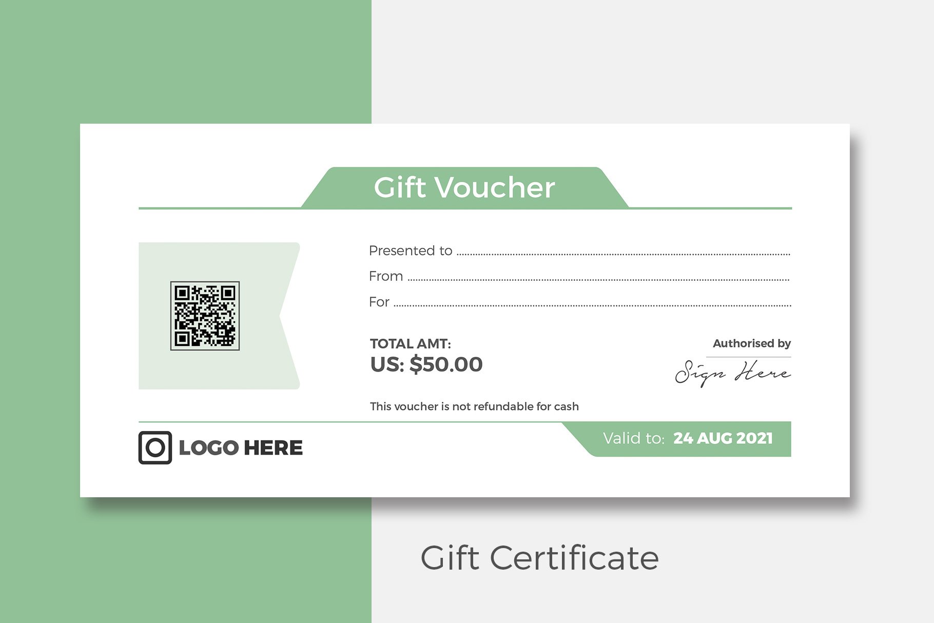 Gift Certificate preview image.