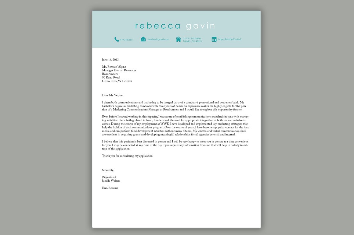 4 creative marketing cover letter 696