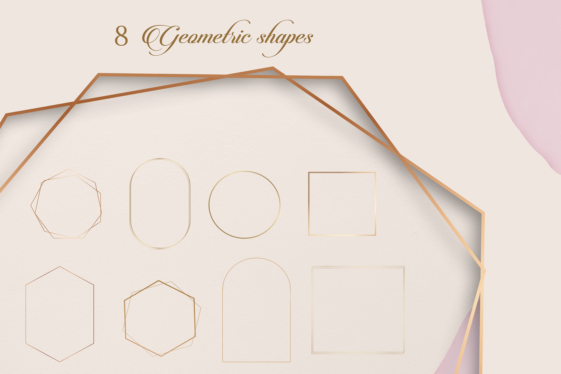 4 geometric shapes 140