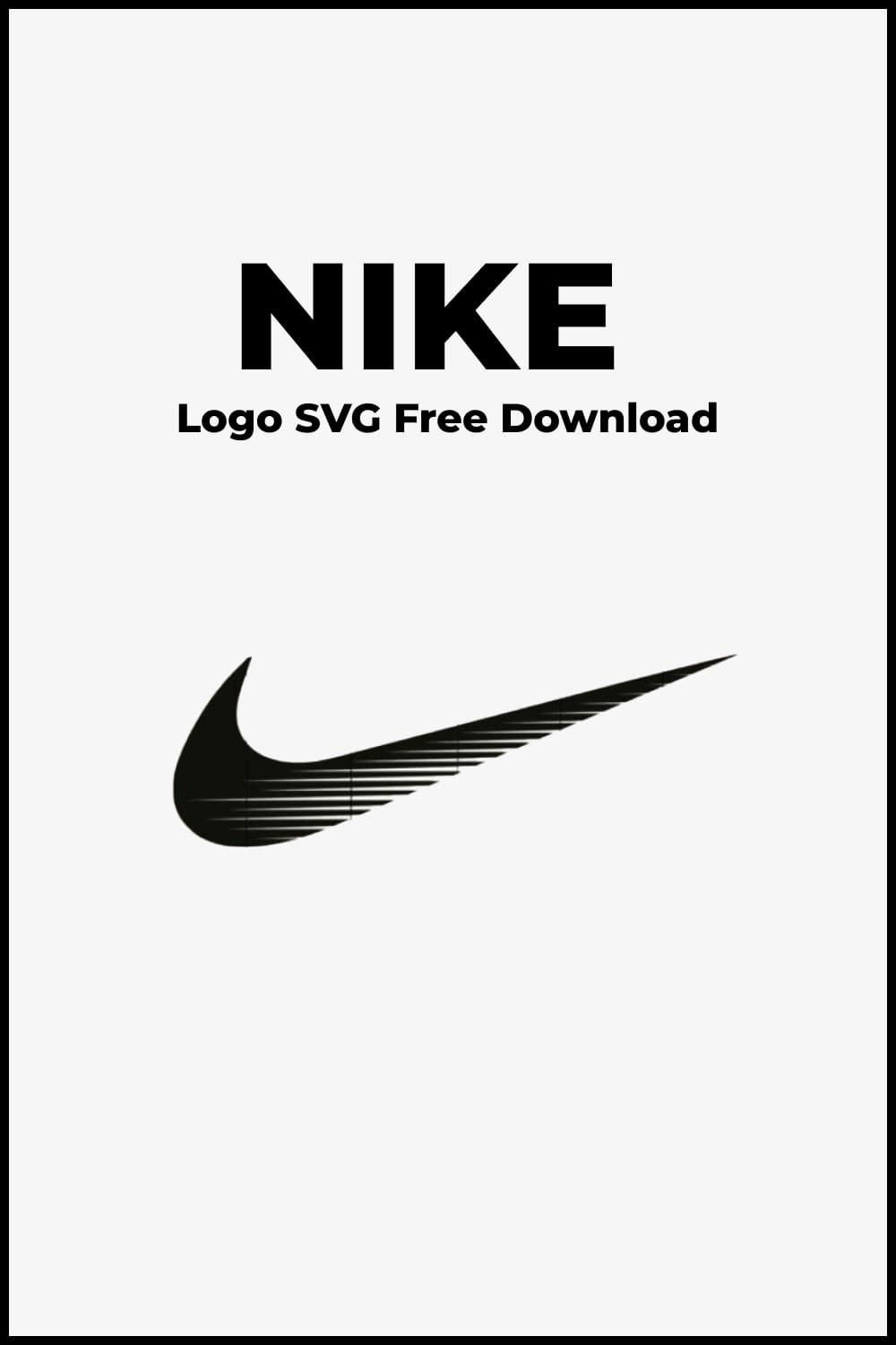 Image of the Nike logo with stripes.