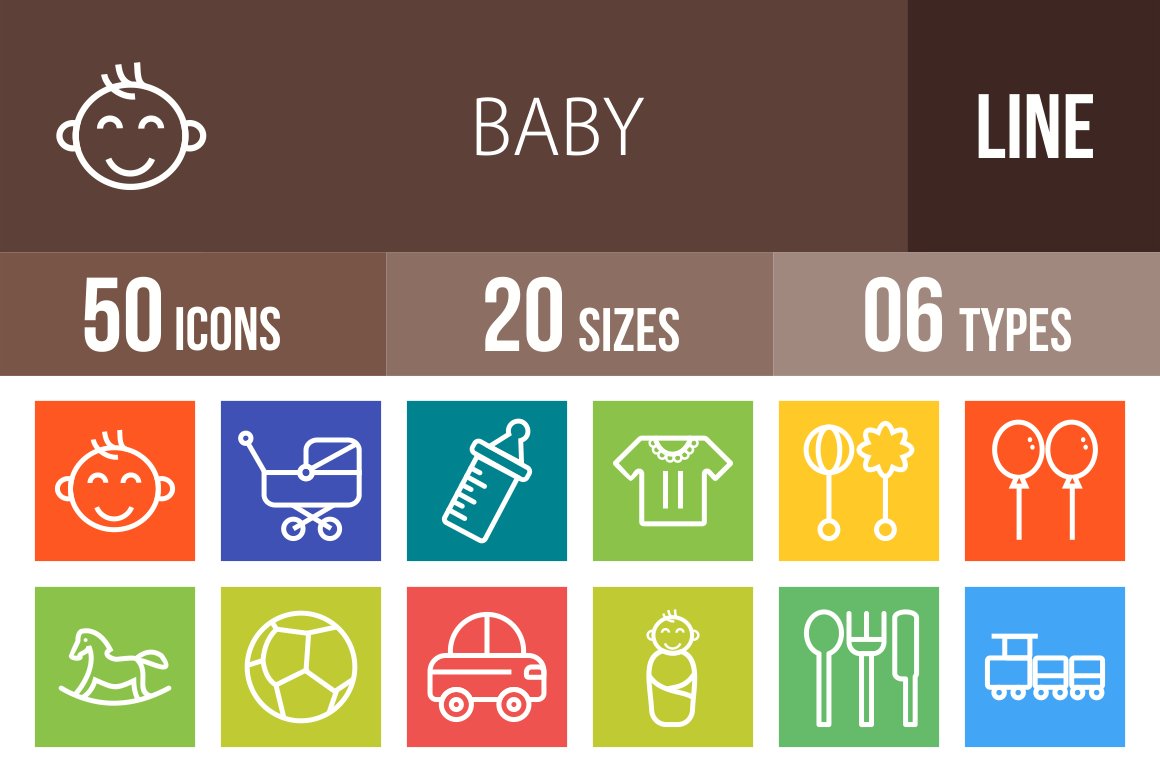 Baby Socks Glyph Icon - IconBunny
