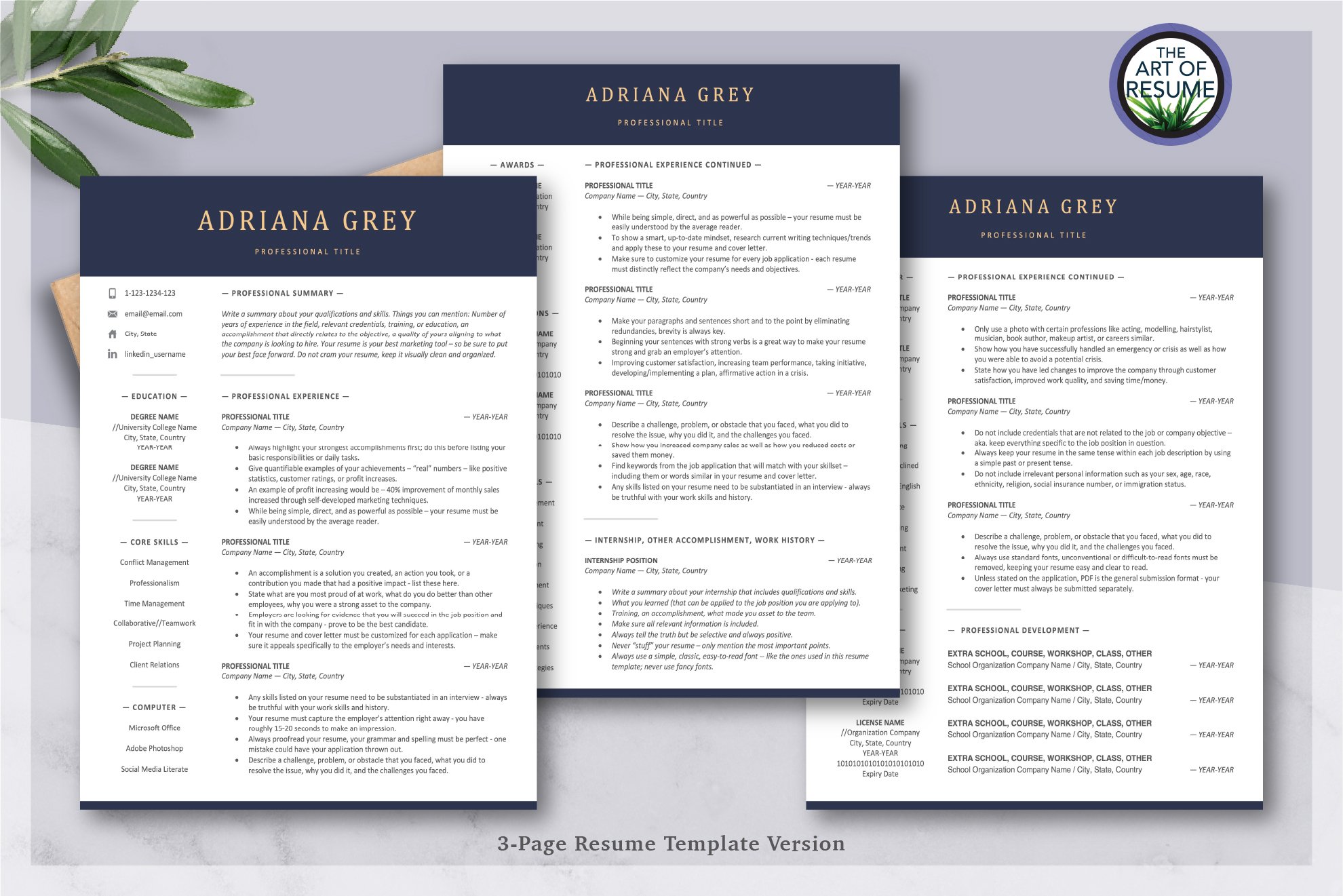 4 resume template design 126