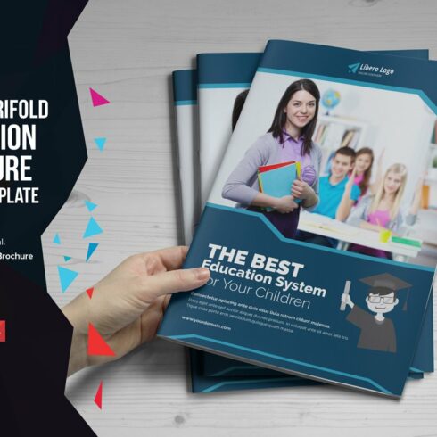 Education Bifold Trifold Brochure cover image.