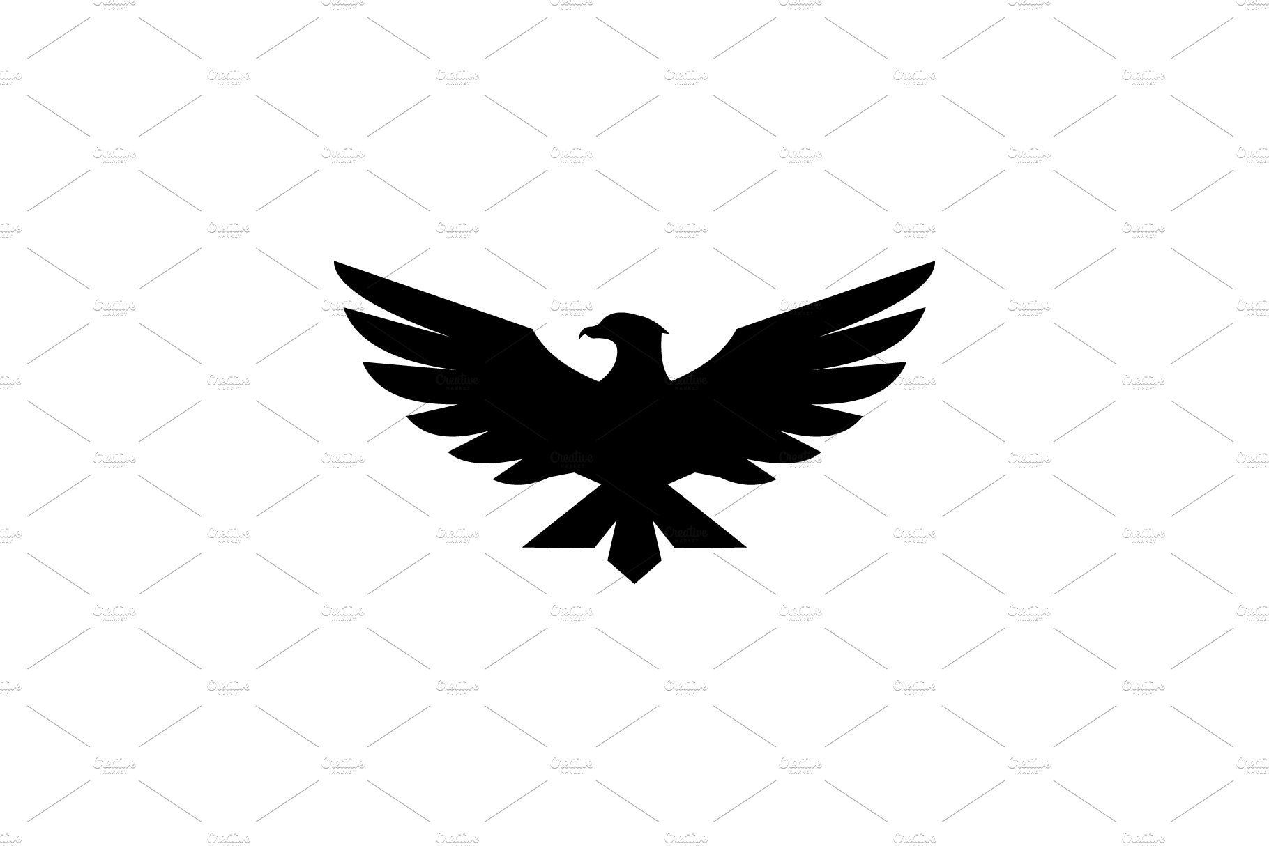 Falcon Eagle Bird Logo Template cover image.