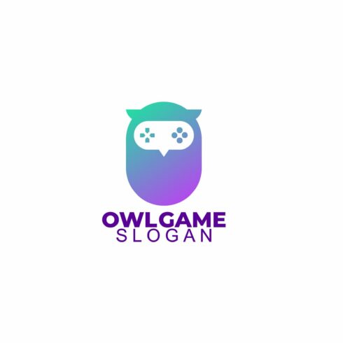 owl Game logo design concept cover image.