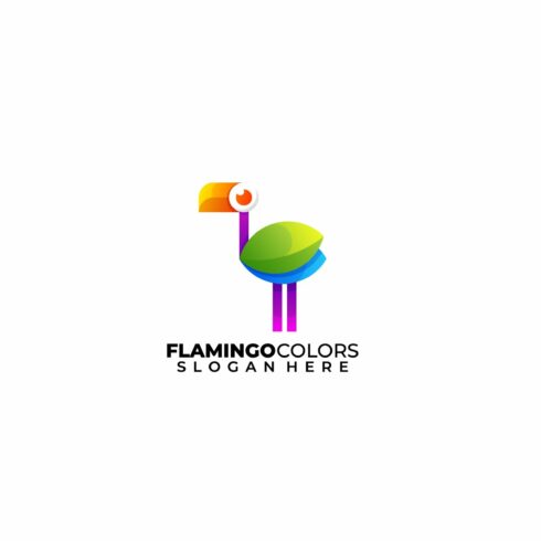 flamingo logo gradient colorful desi cover image.