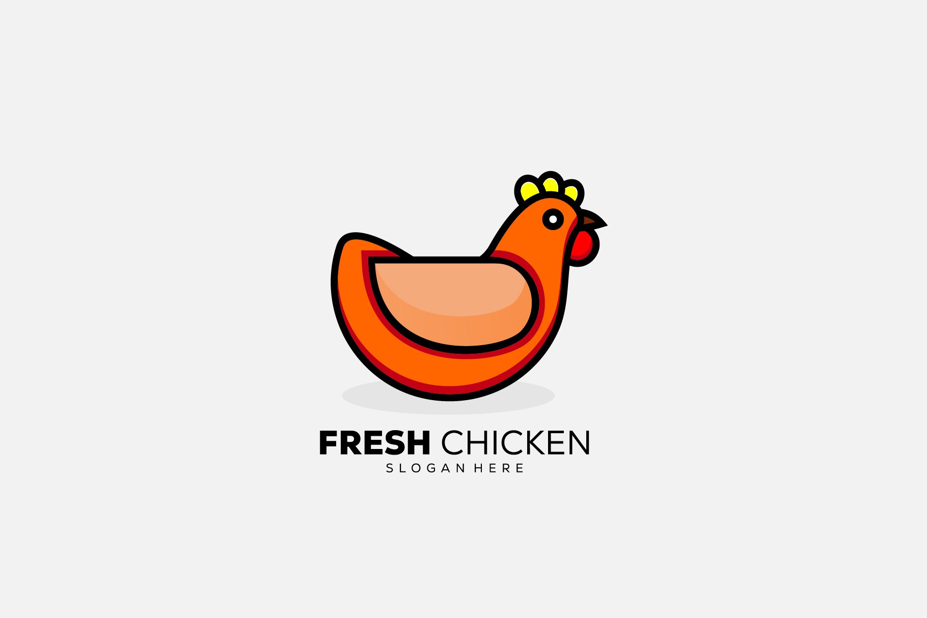 fresh chicken logo design logo symbo cover image.