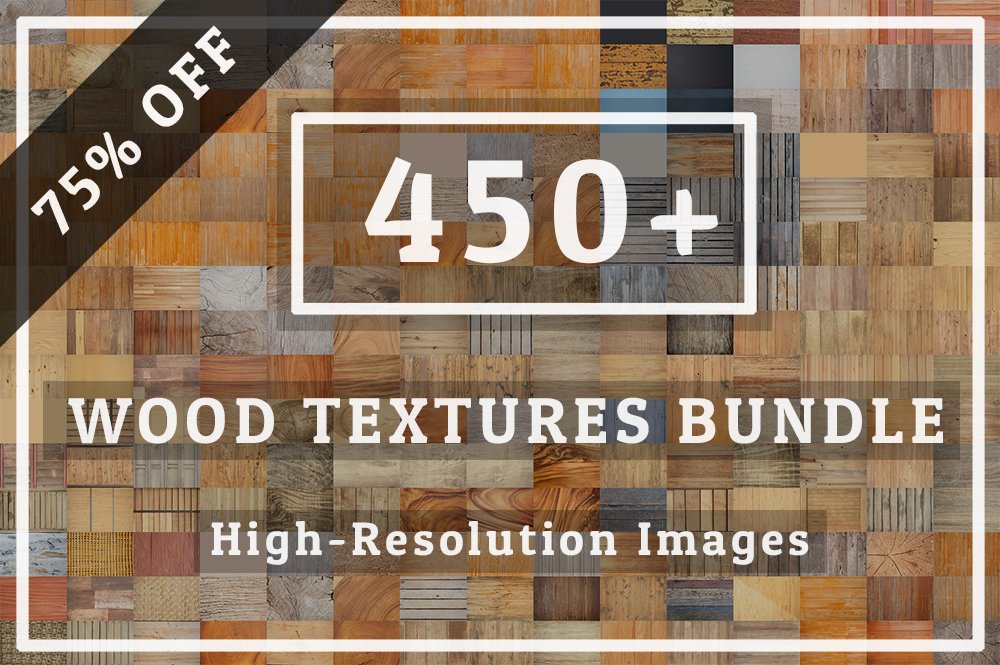 Big Pack Wood Textures Bundle cover image.