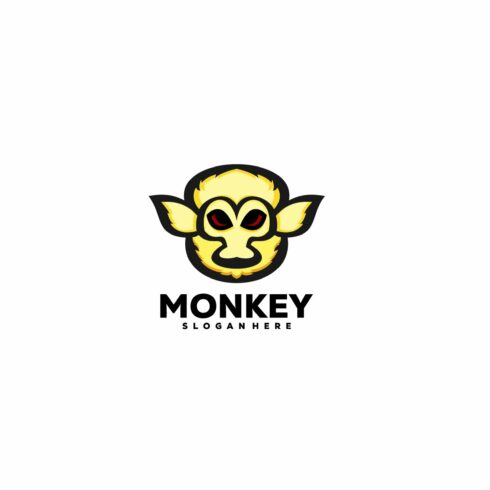 monkey logo vector design template cover image.