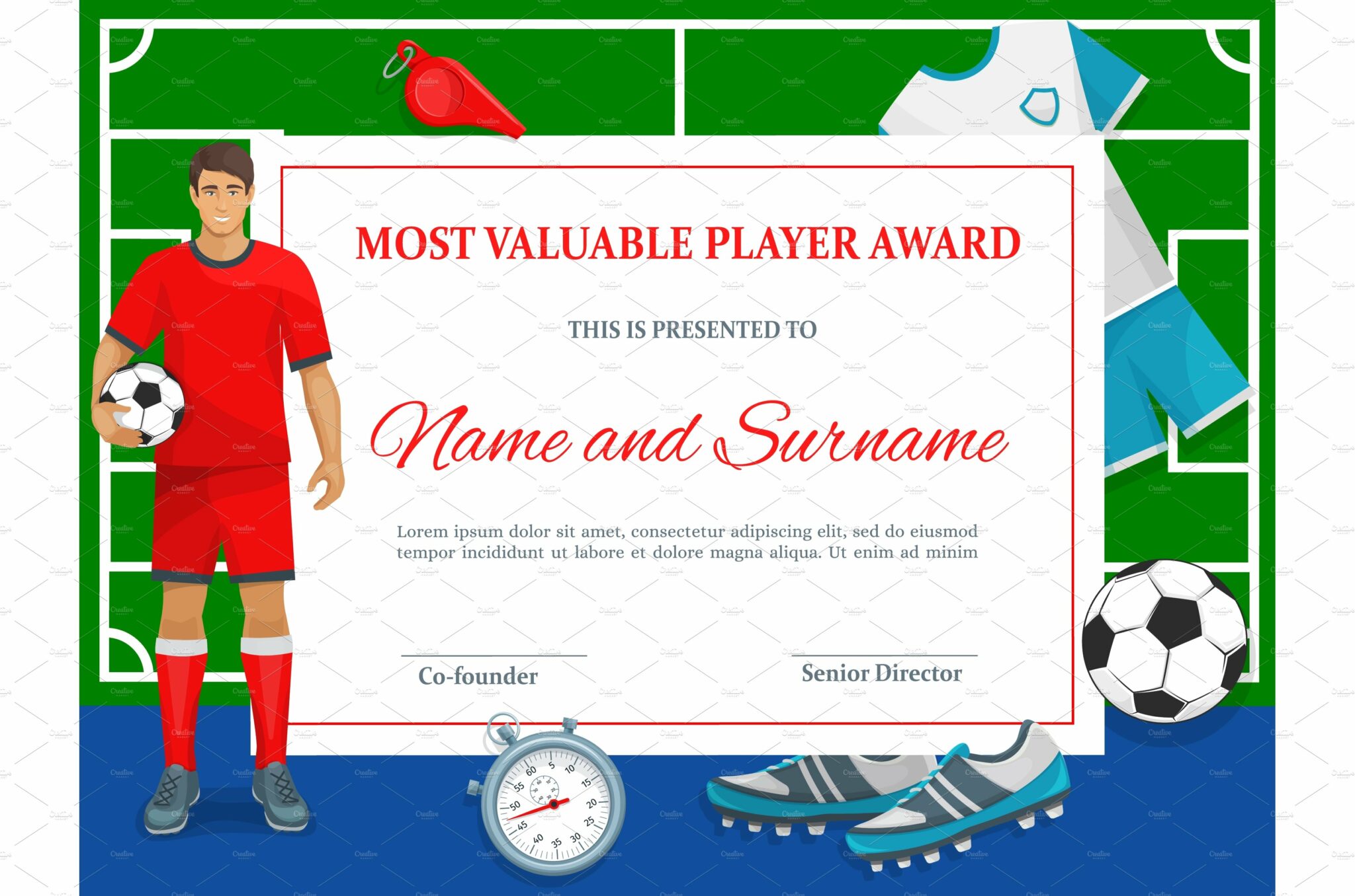 Certificate For Most Valuable Player – MasterBundles