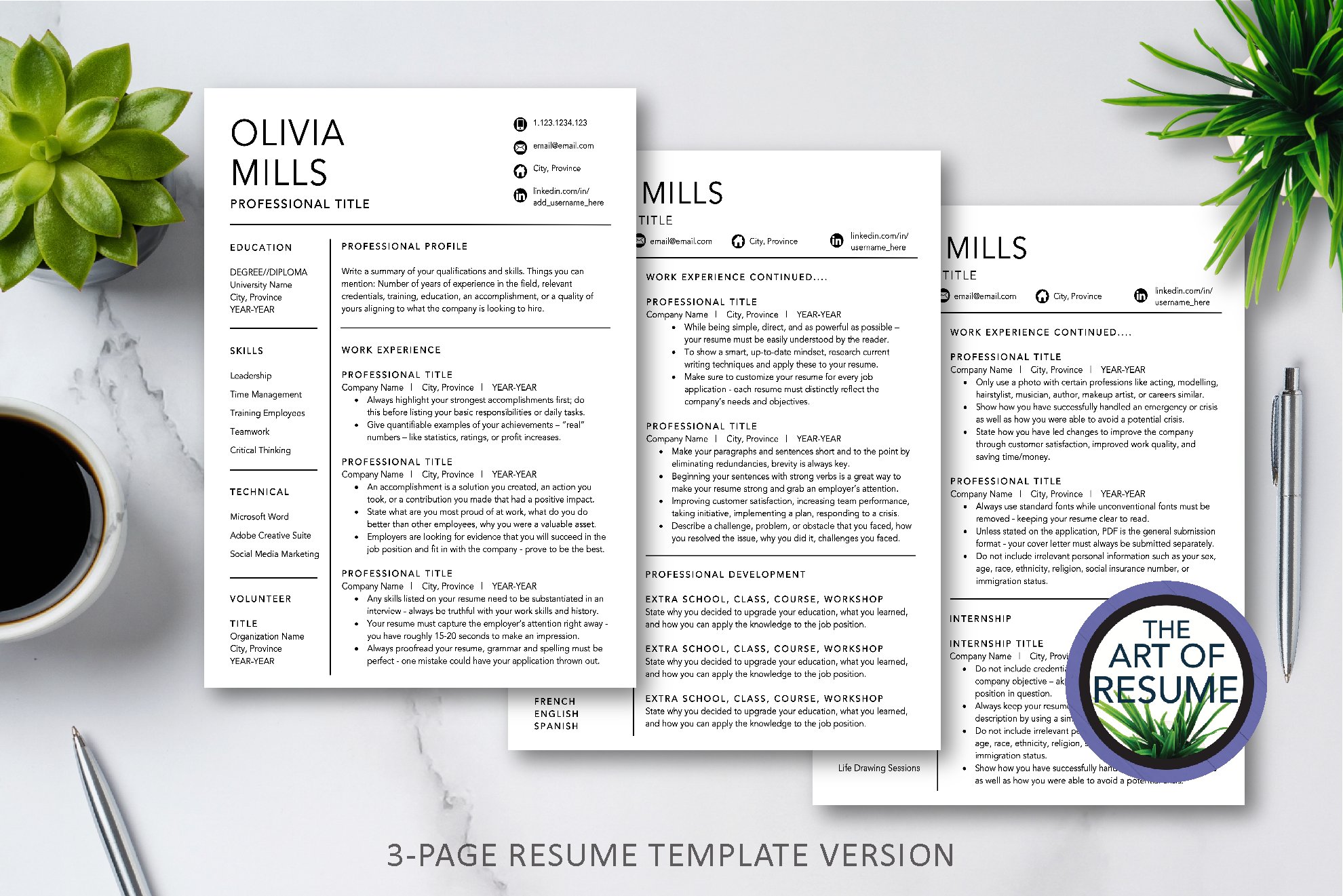 4 resume template design resume 400