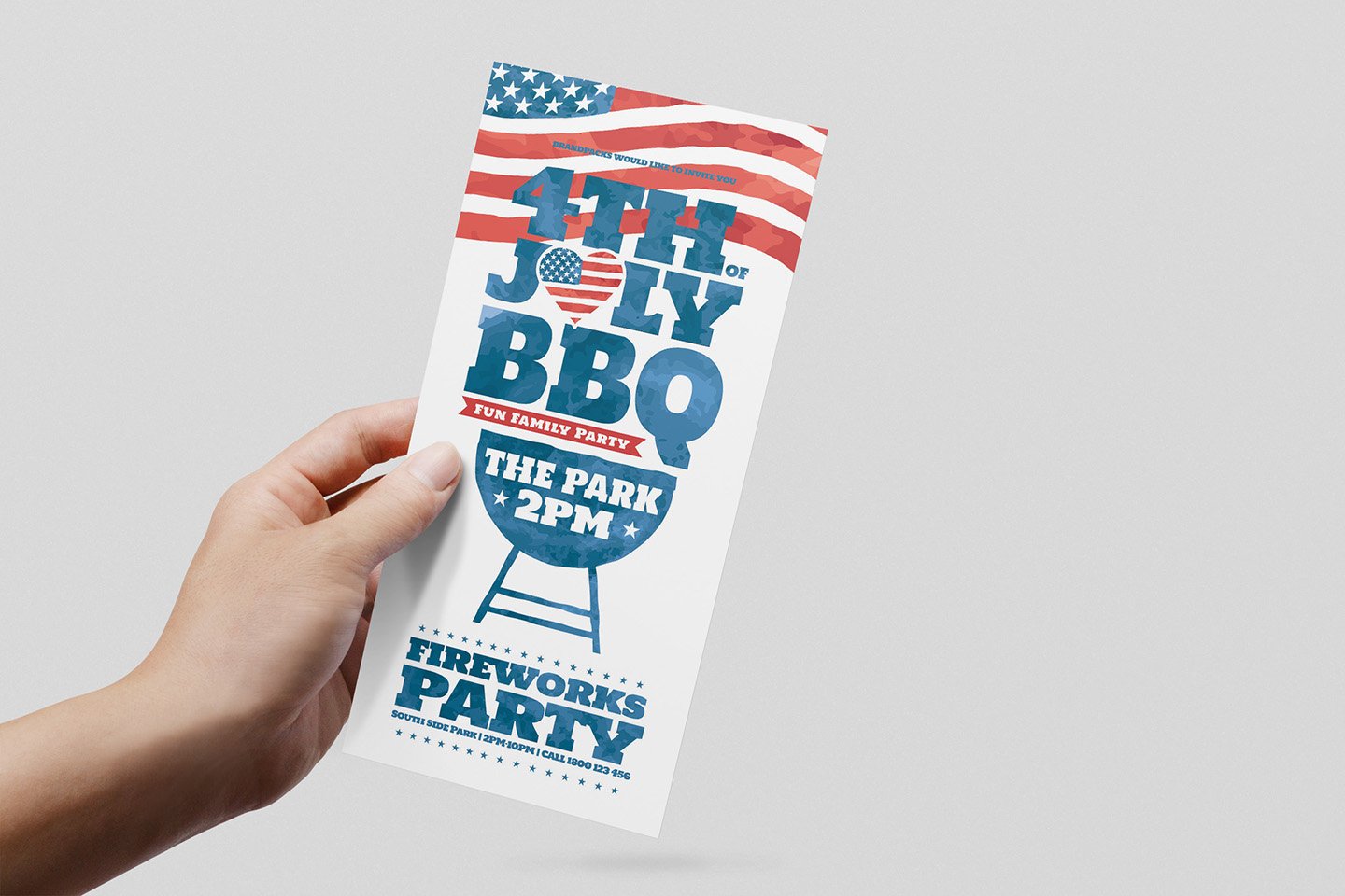 4th of july dl rack card template 2 895