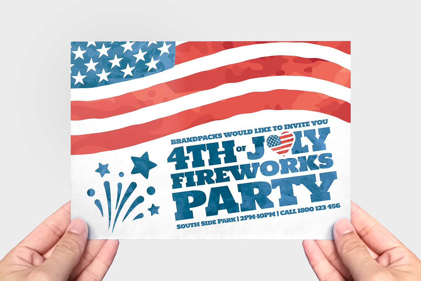 4th of july flyer template 2 934
