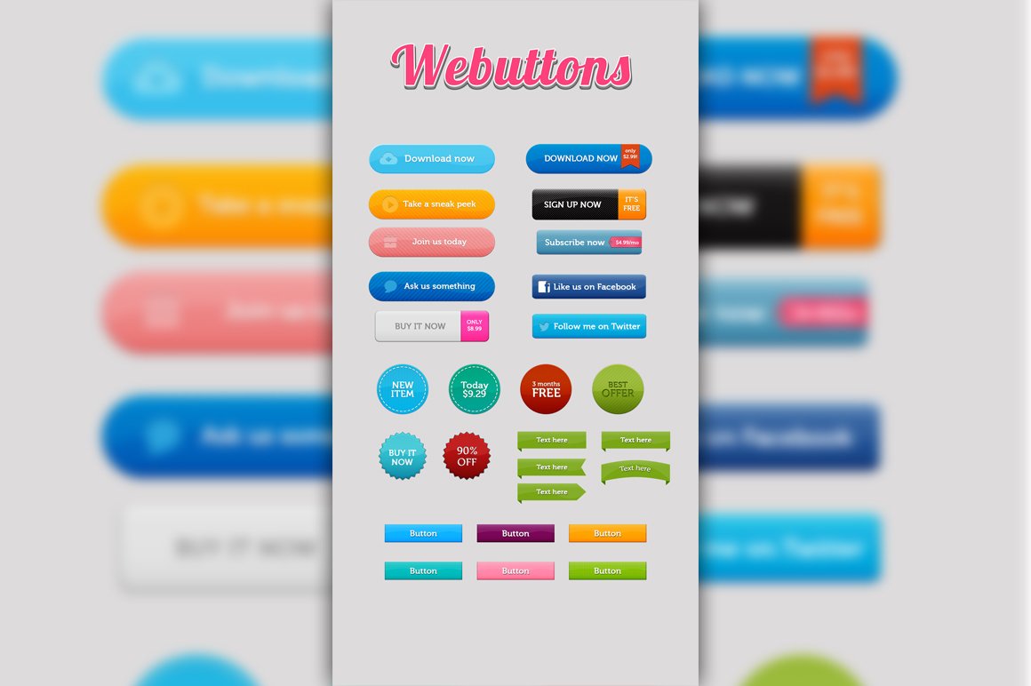 Webbuttons preview image.