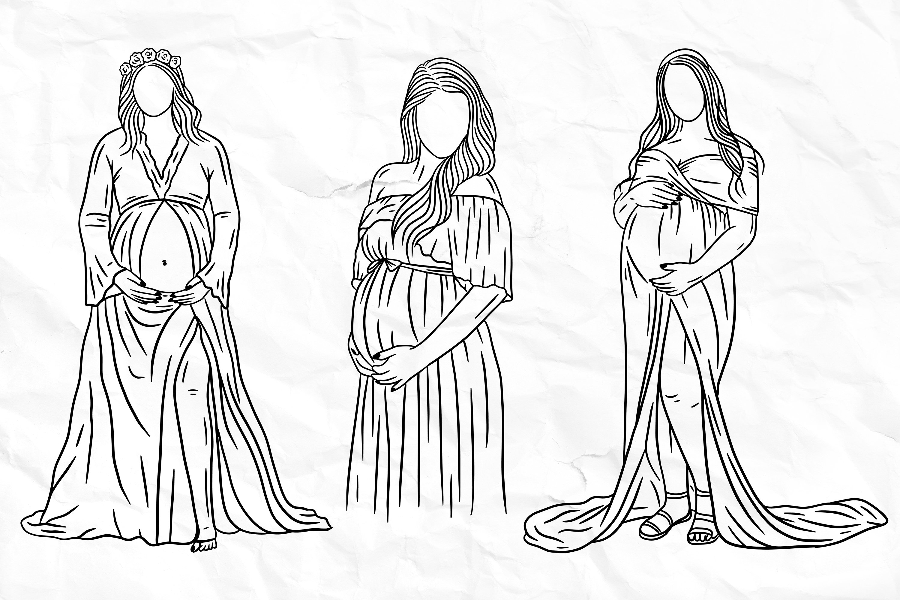 Pregnant Woman,Mother,Baby PNG Images | AI Free Download - Pikbest