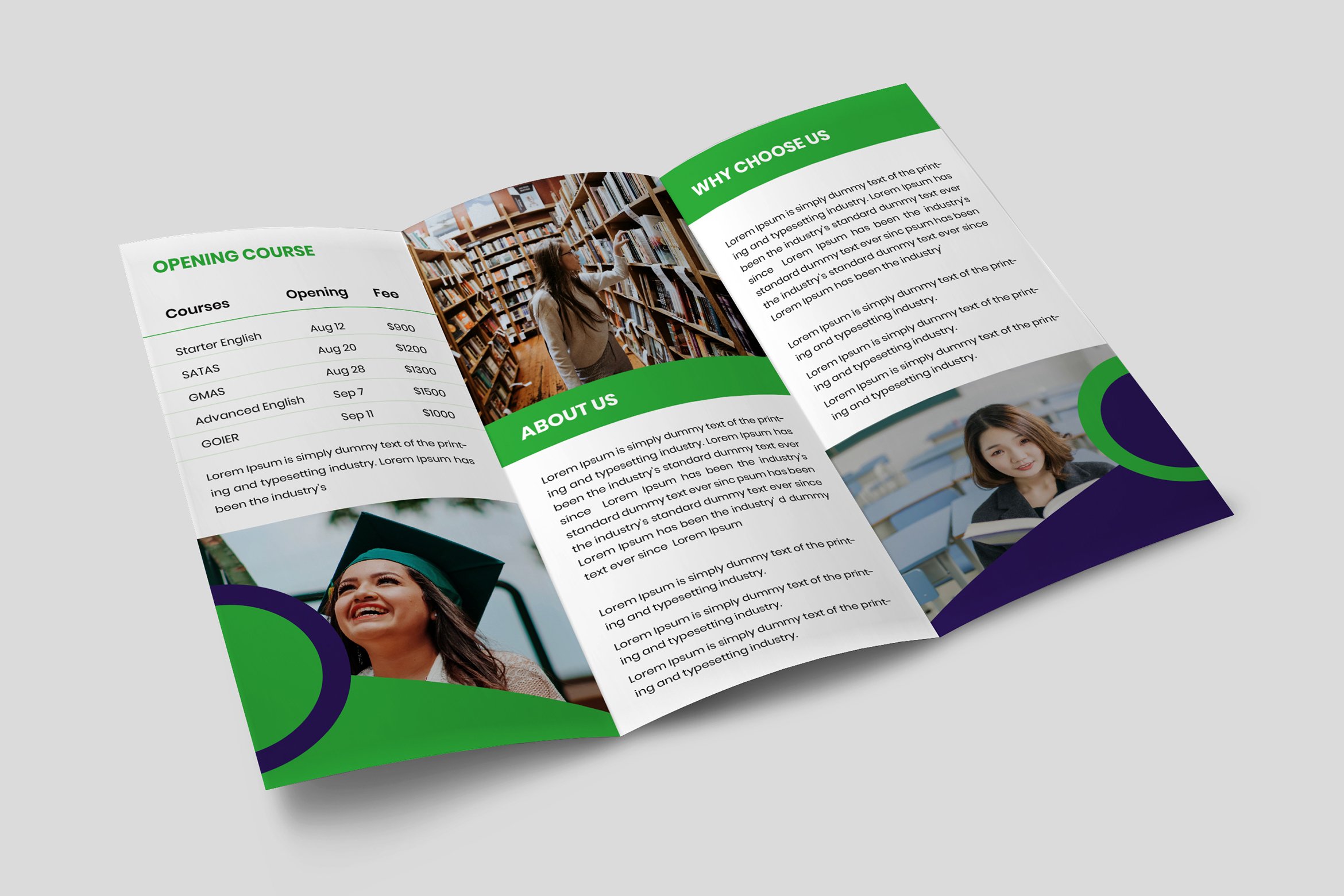 Education Tri-Fold preview image.