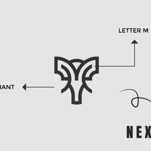 Logo Concept Letter M & Elephant cover image.