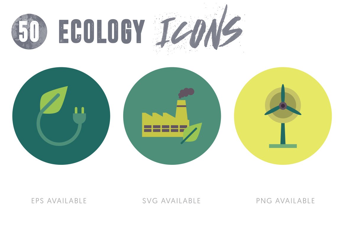 50 ecology icons 2 907