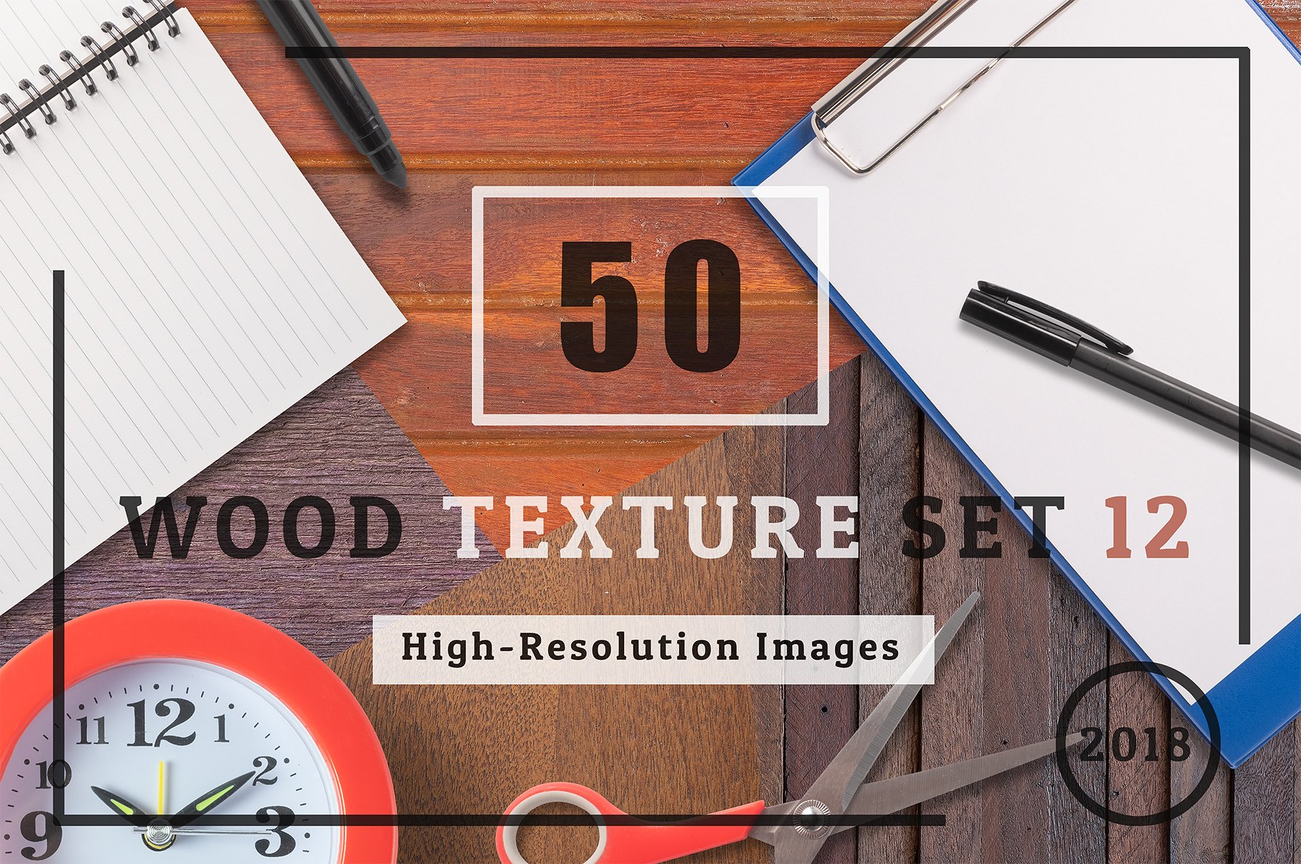 50 Wood Texture Background Set 12 cover image.