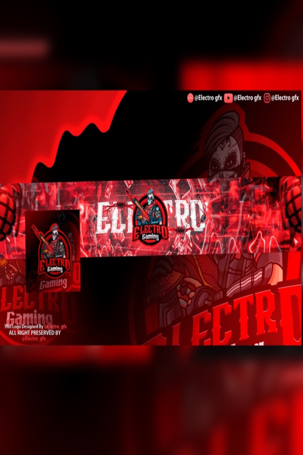 I will design aatractive youtube, twitch, gaming logo,banner pinterest preview image.