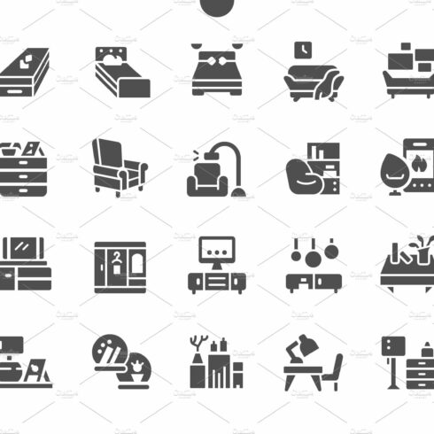 Furniture Icons cover image.