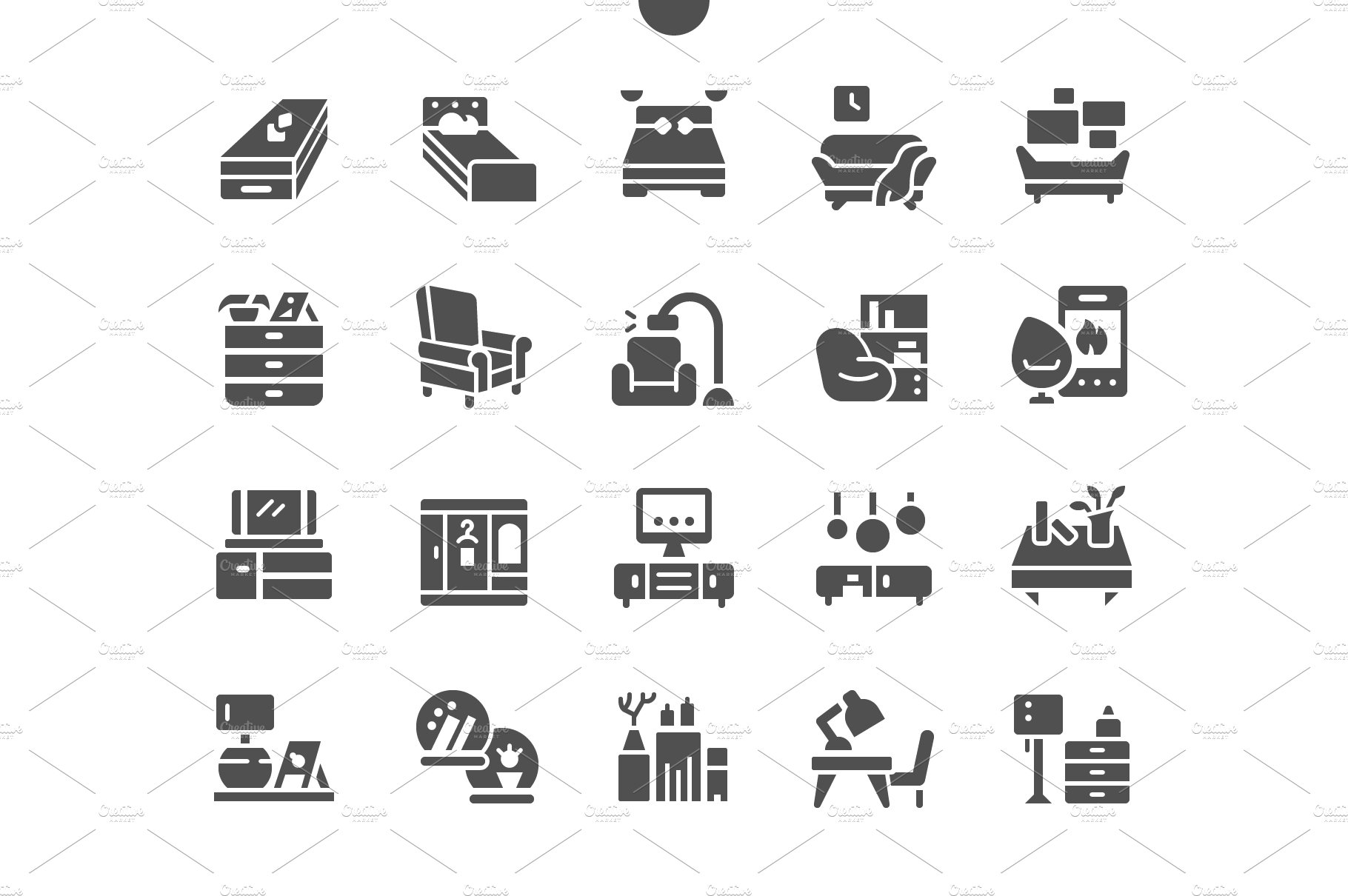 Furniture Icons cover image.