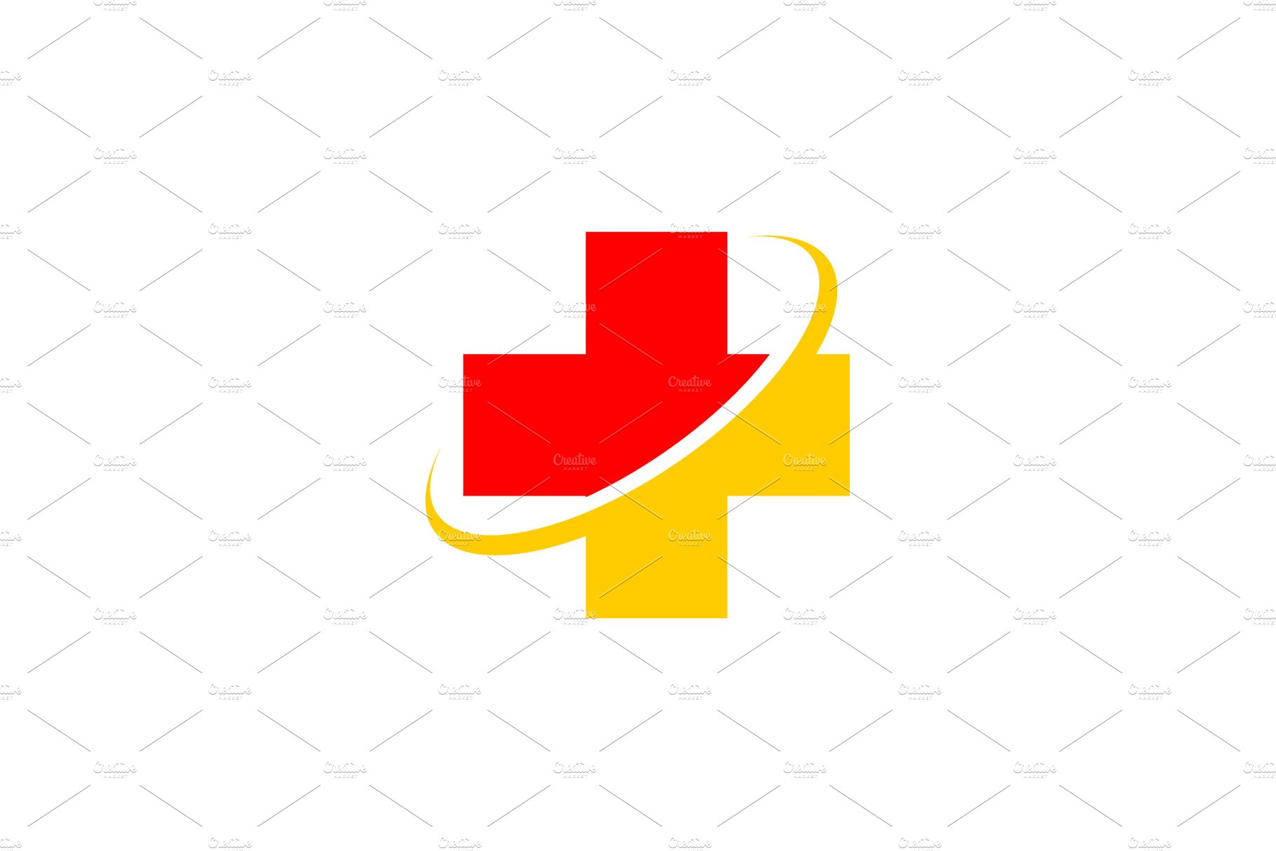 health care plus logo vector cover image.