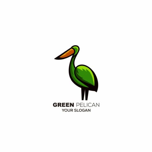 pelican logo vector design template cover image.