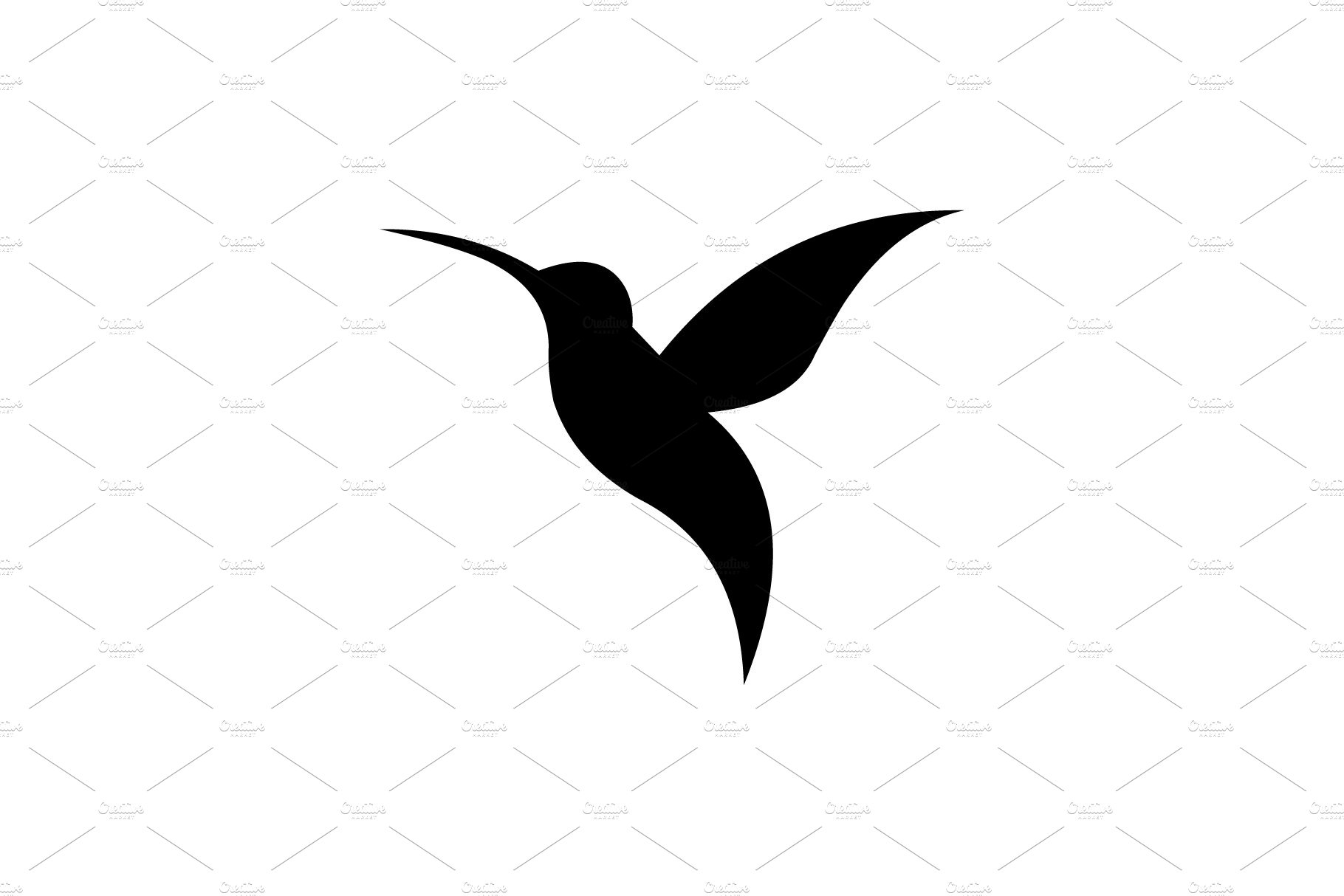hummingbirds logo vector design cover image.